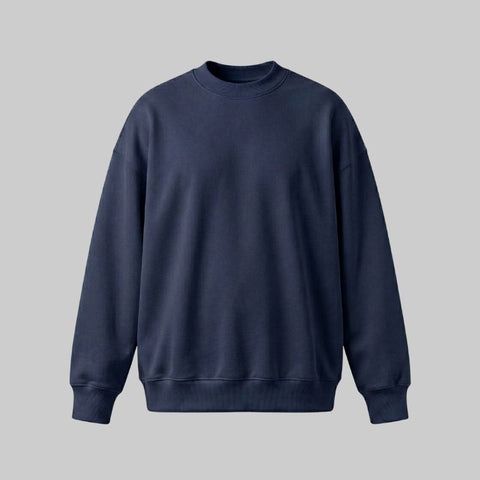 Sudadero Azul Oversize