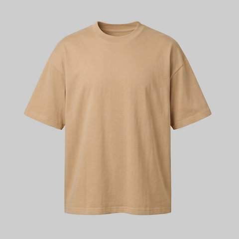 Playera Oversize Beige