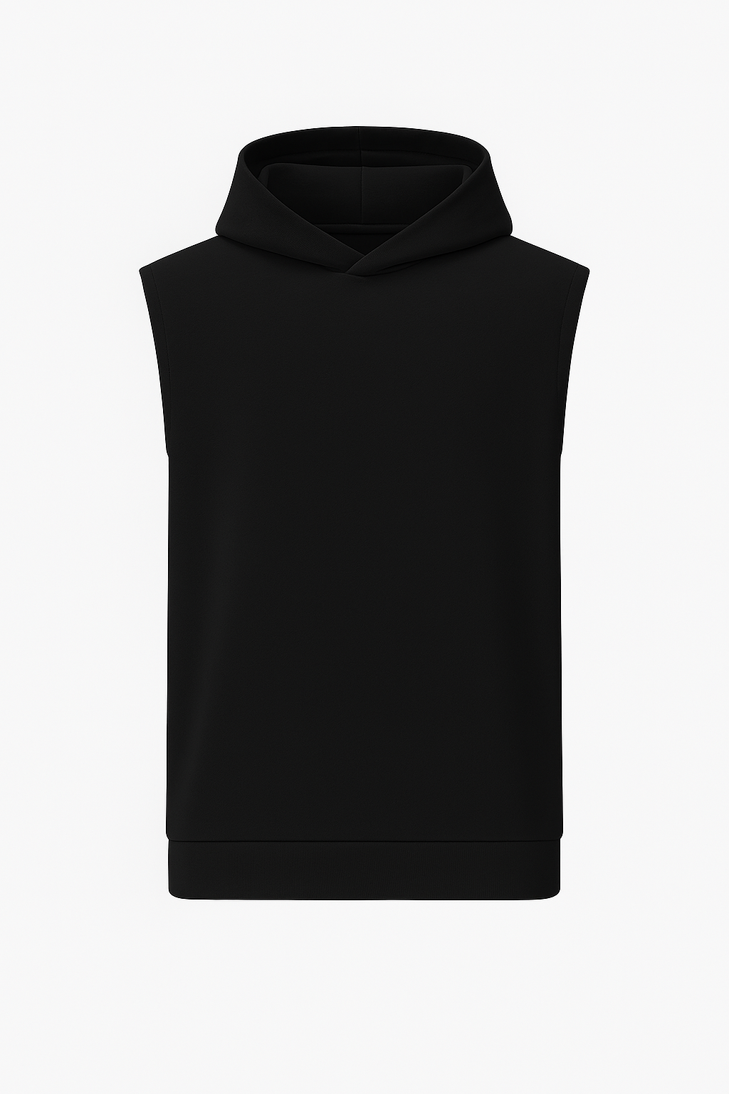 T-shirt noir sans manches