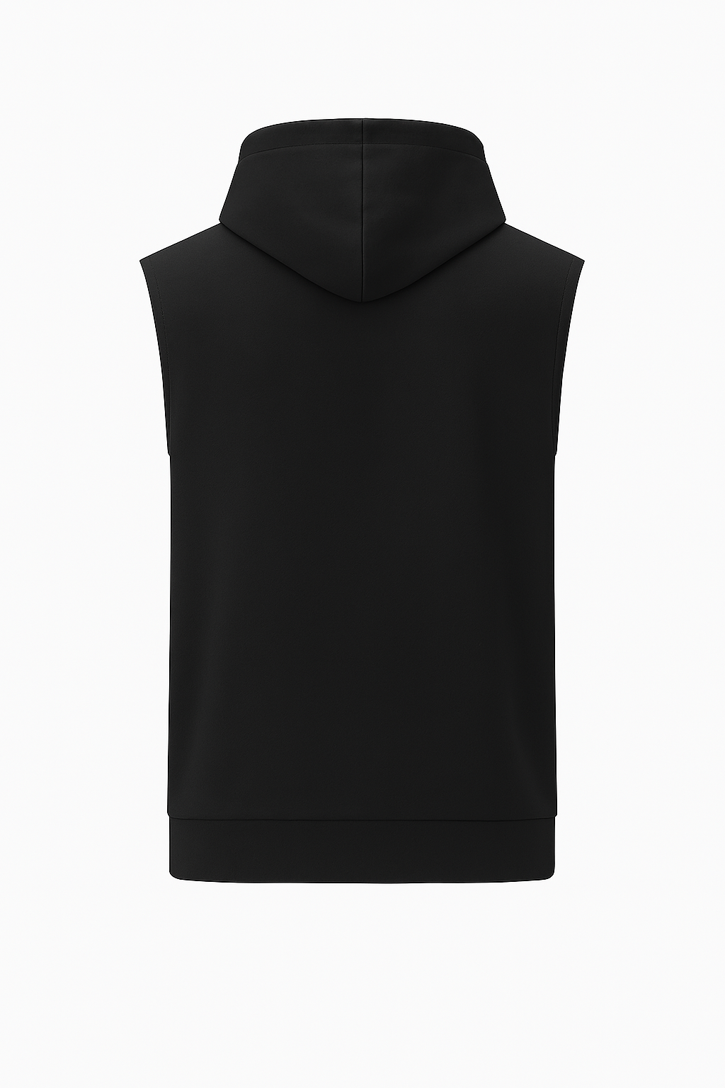 T-shirt noir sans manches