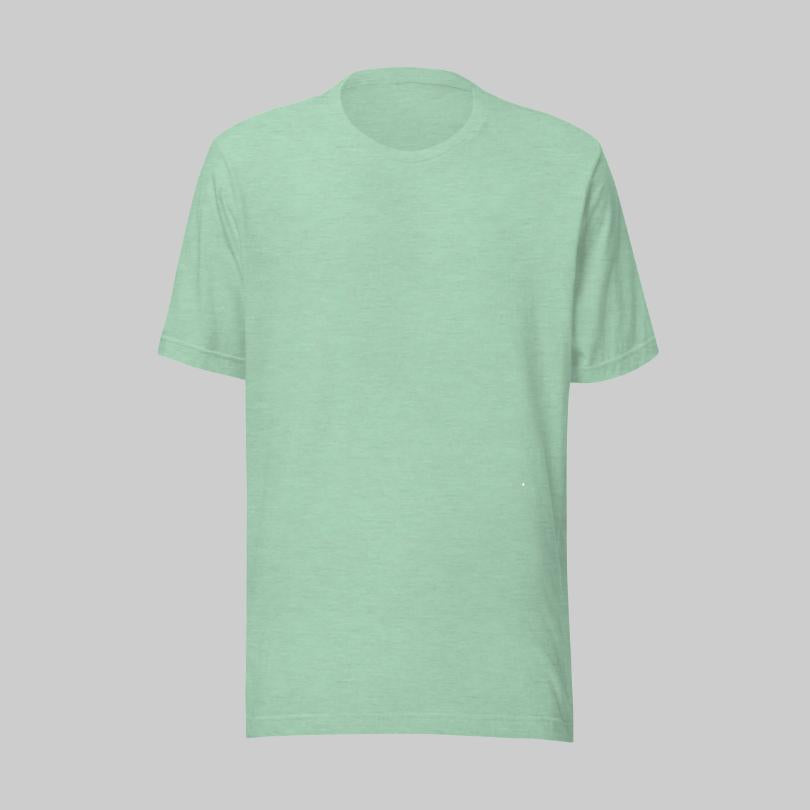 Camiseta Verde Heather de Algodón