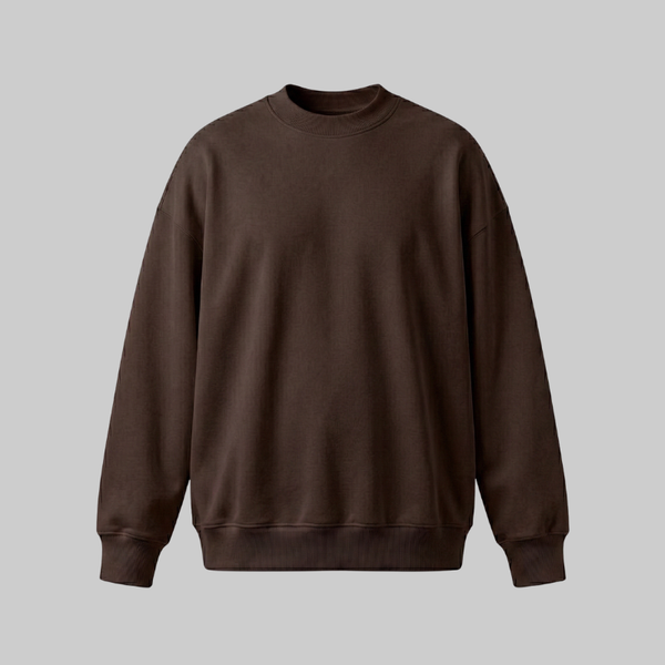 Sudadero Café Oversize