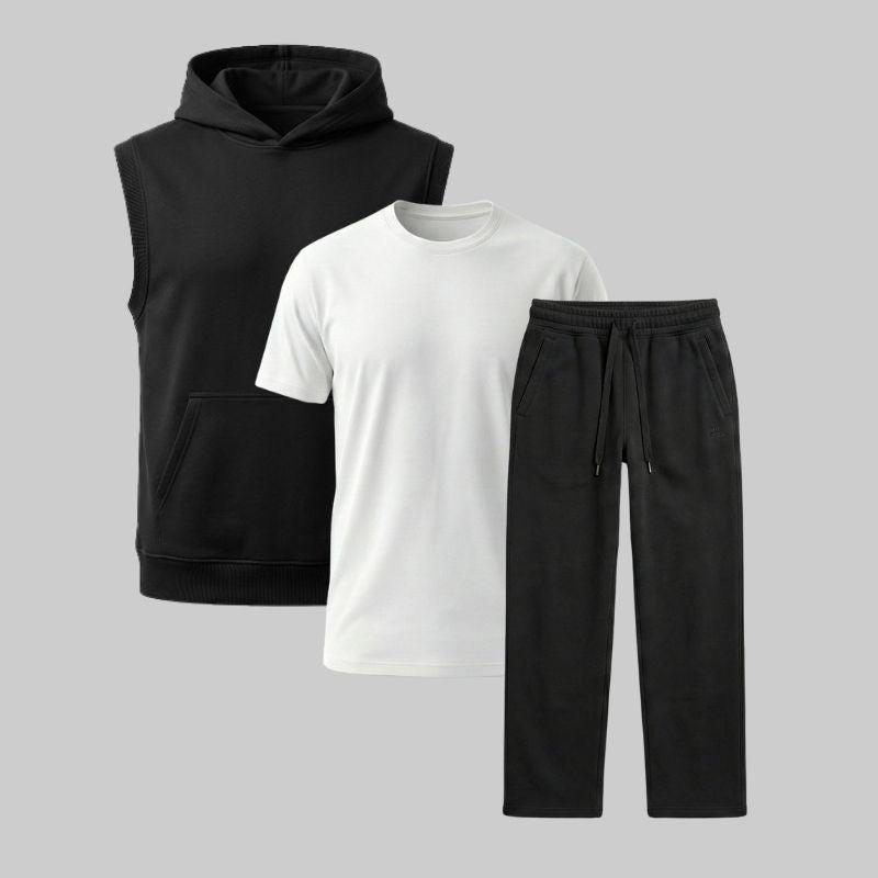 Set Sudadero sin Mangas + Pants