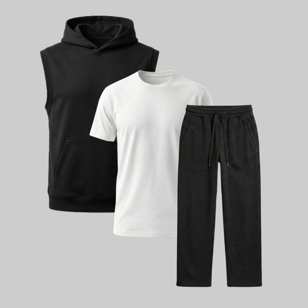 Set Sudadero sin Mangas + Pants