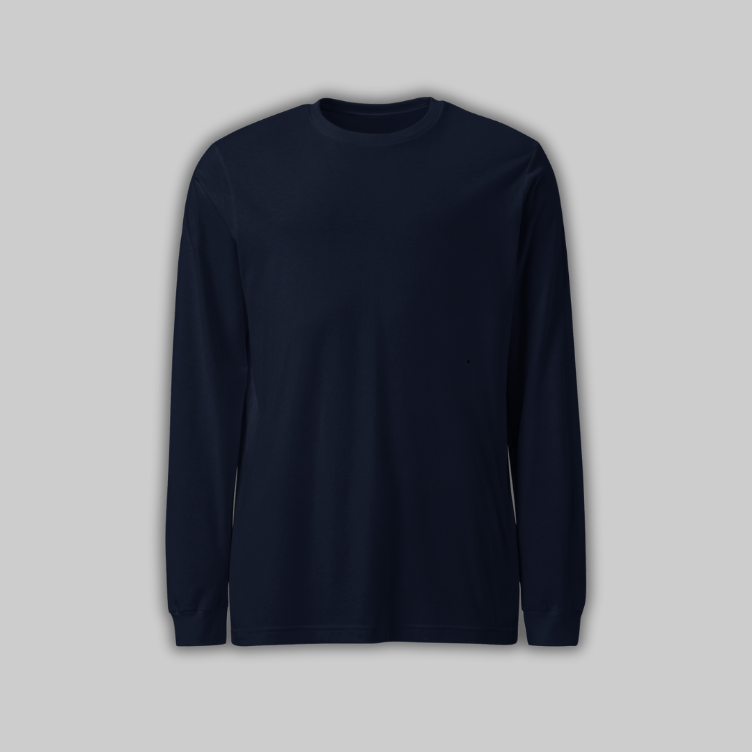 Playera Azul manga larga