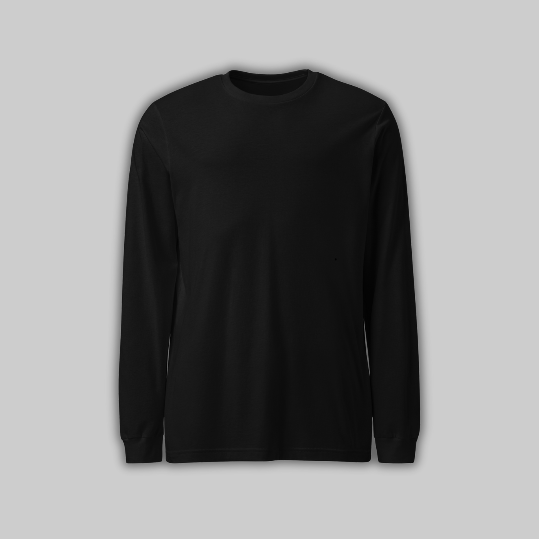 Playera Negra manga larga