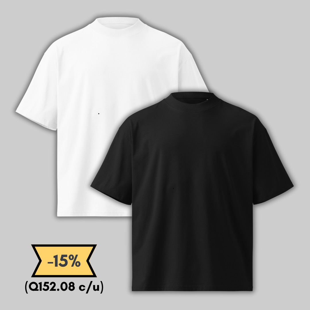 Playera Oversize Pack 2