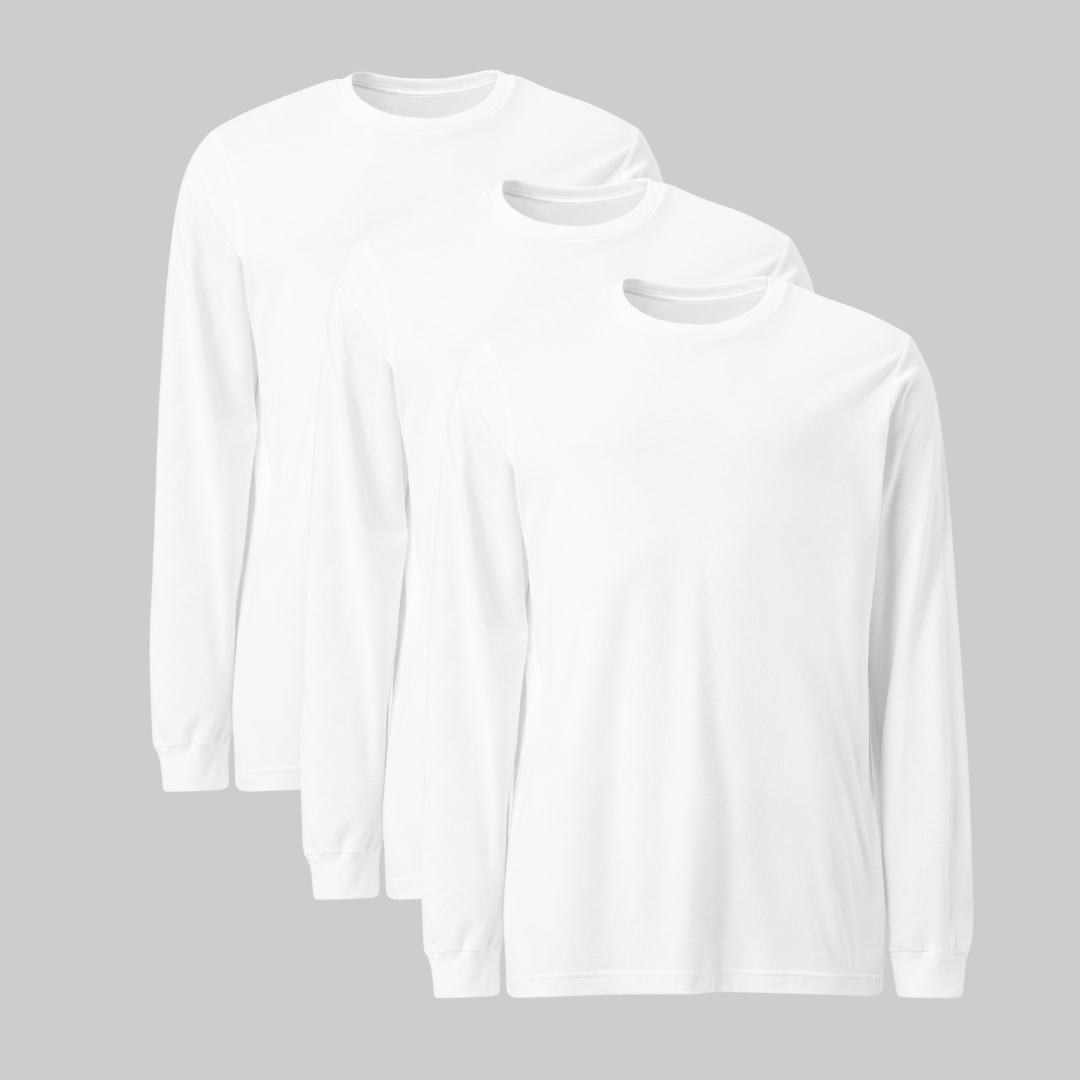 Playera manga larga Pack 3