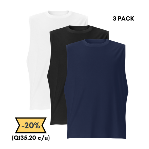 Camiseta Sin Mangas 3 Pack