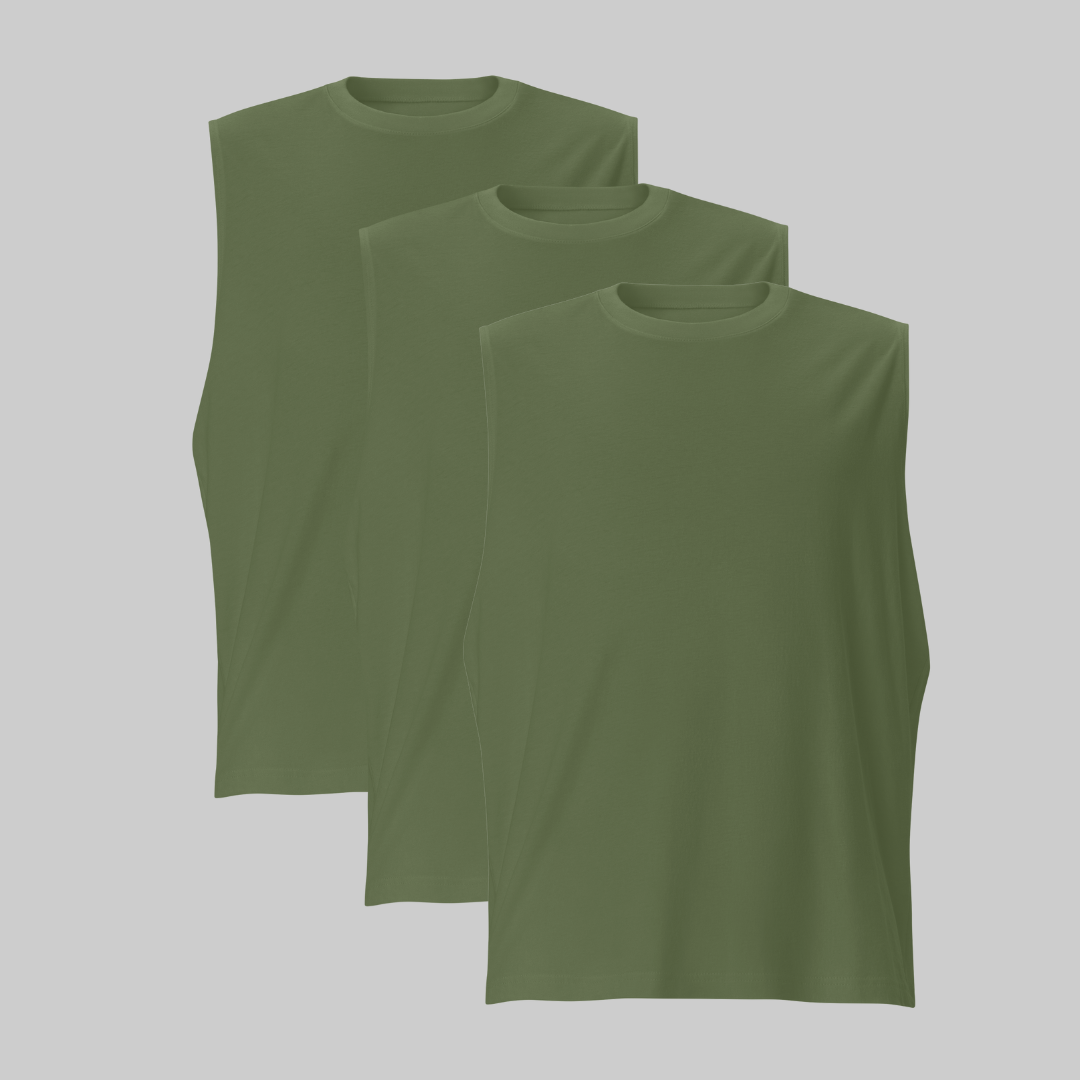 Camiseta Sin Mangas 3 Pack