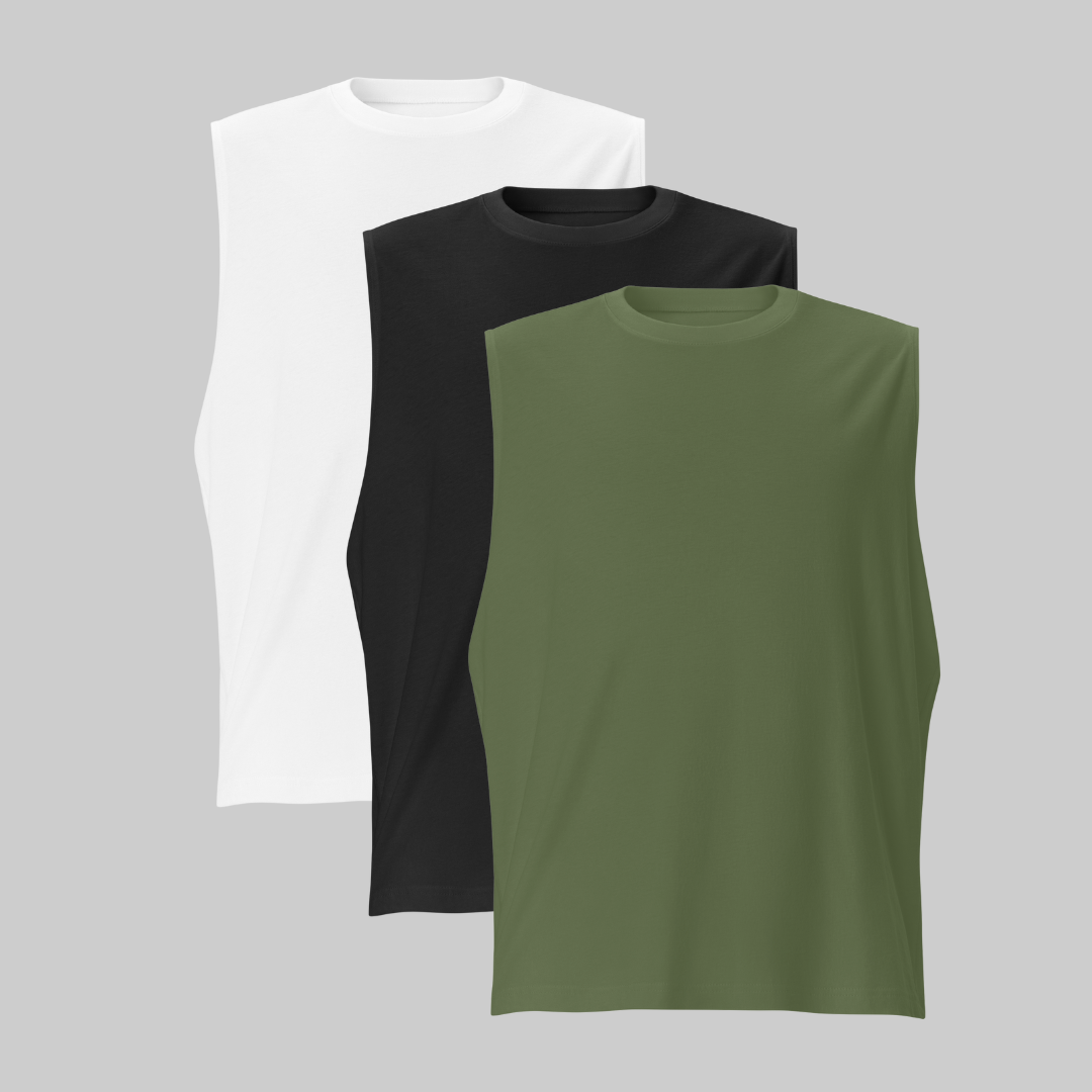 Camiseta Sin Mangas 3 Pack