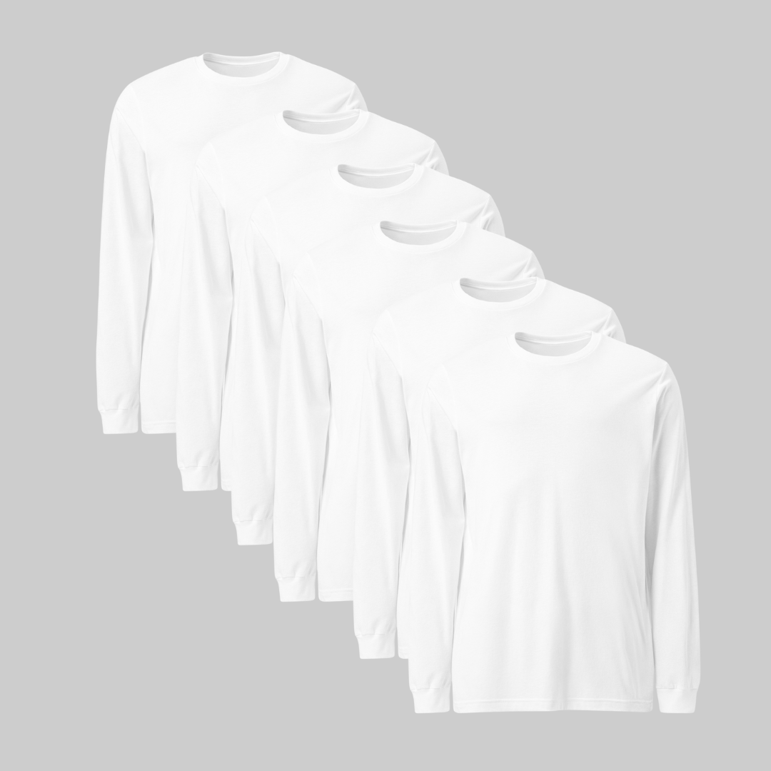 Playera manga larga Pack 6