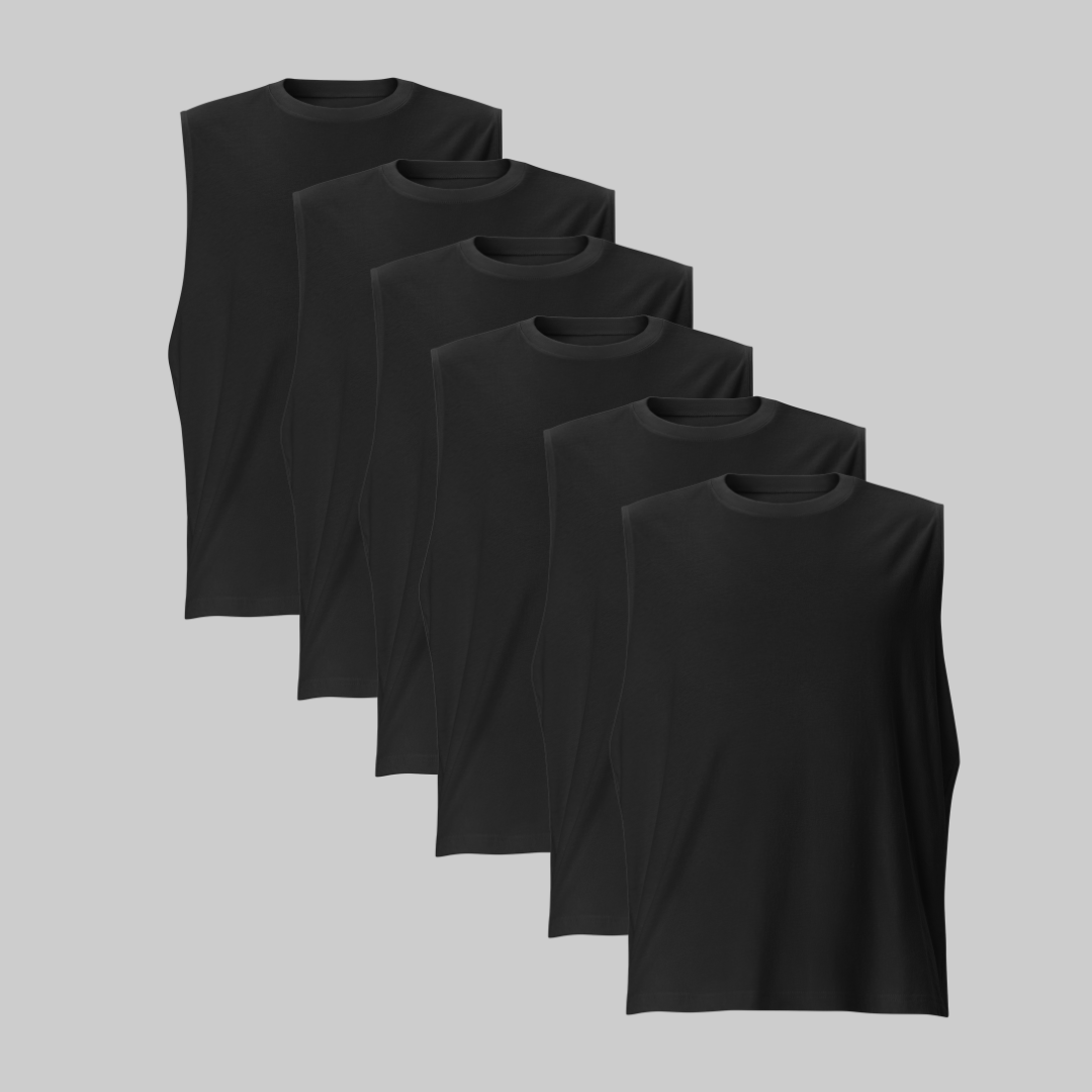 Camiseta Sin Mangas 6 Pack