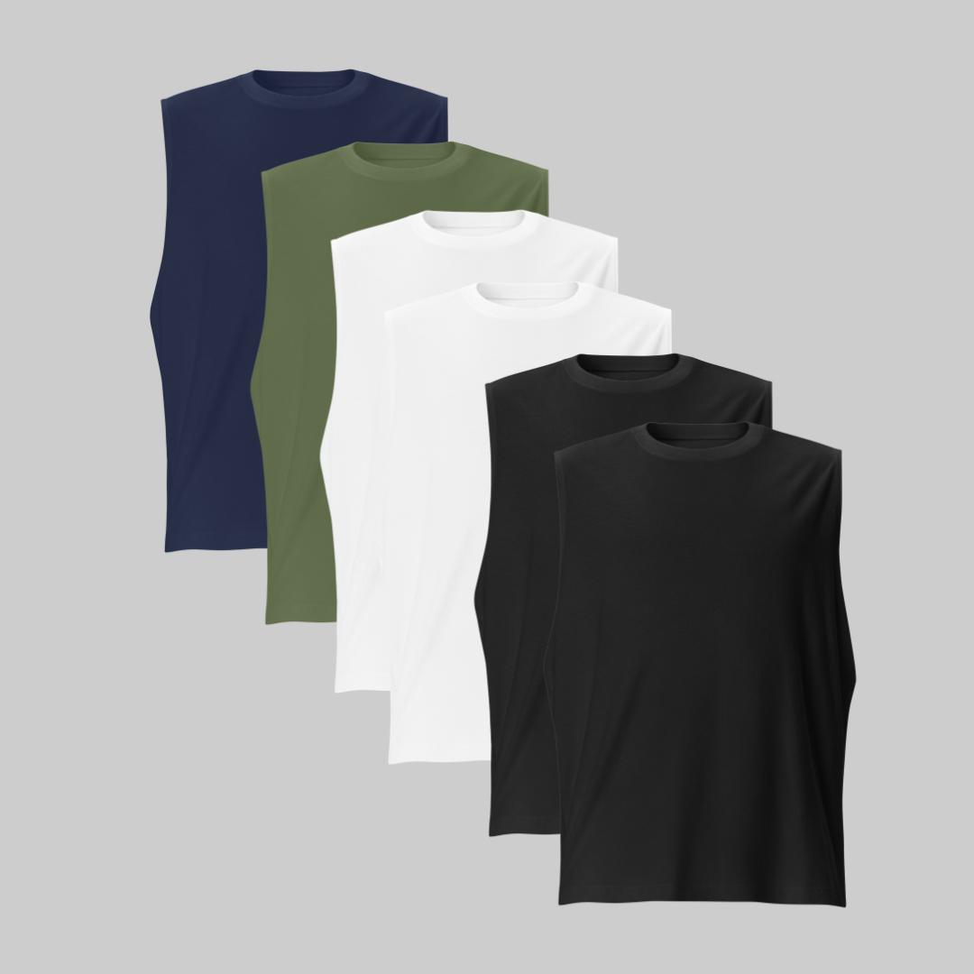 Camiseta Sin Mangas 6 Pack