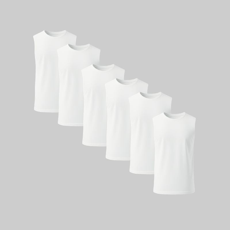 Black Sleeveless T-shirt