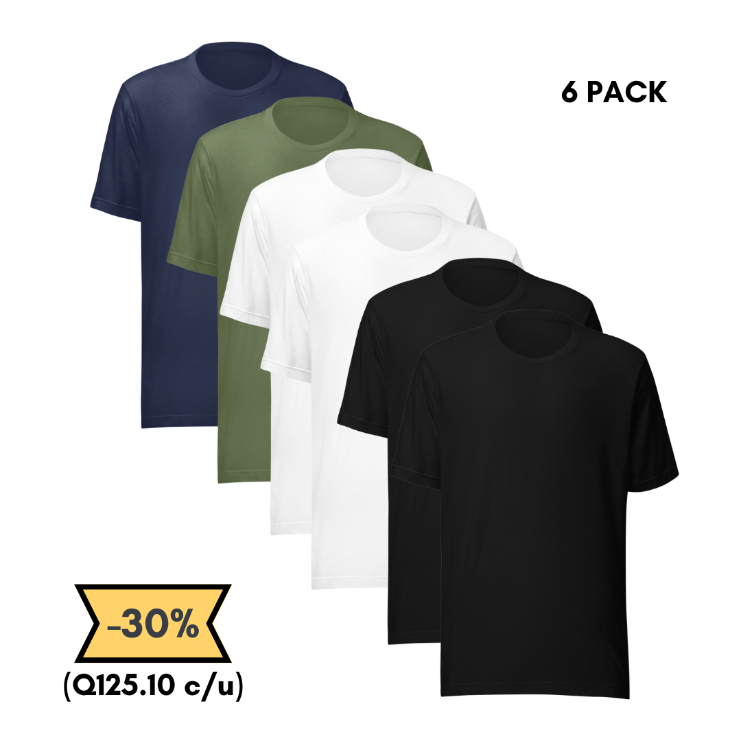 Playera Pack 6
