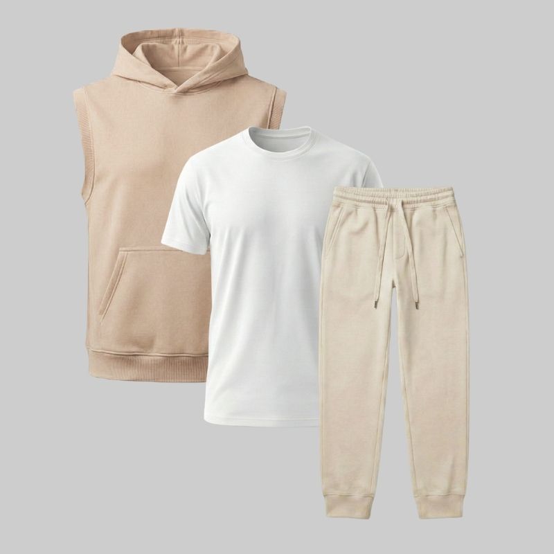 Set Sudadero sin Mangas + Jogger