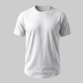 Playera Blanca con Corte Curvo