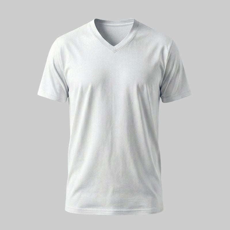 V-Neck Cotton T-Shirt