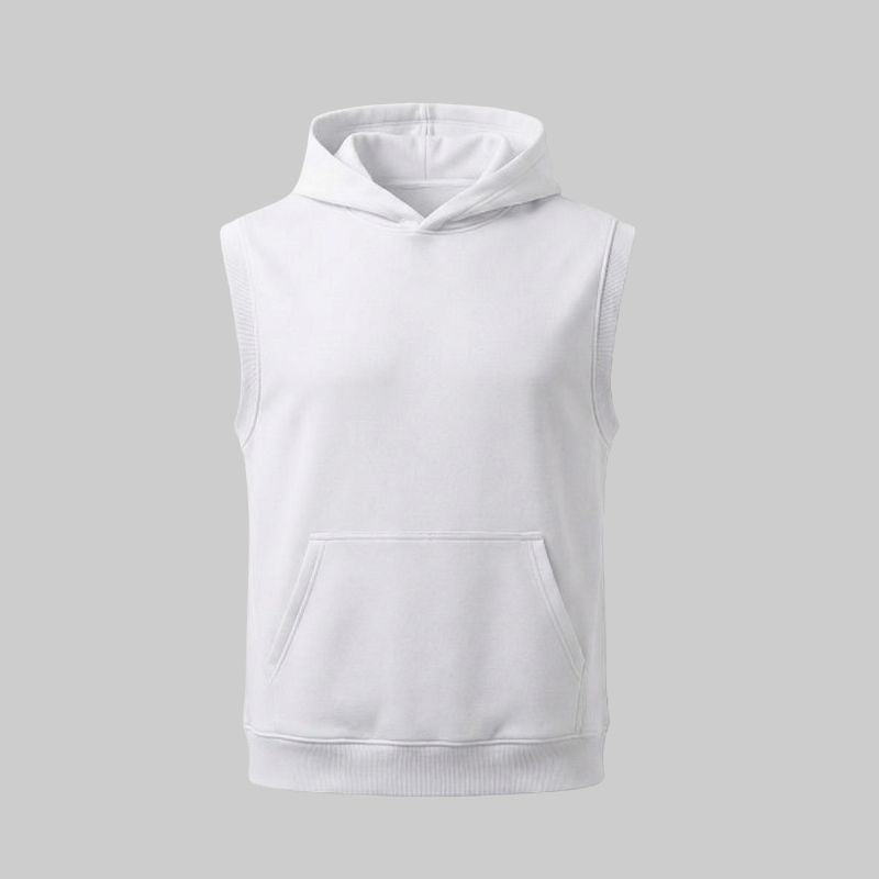 Black Sleeveless T-shirt