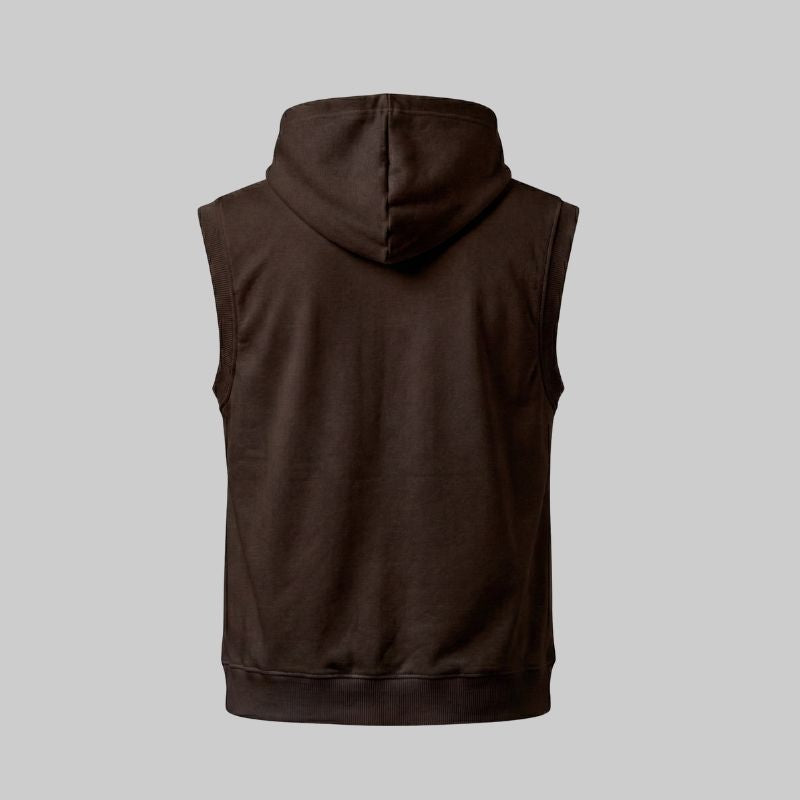 Black Sleeveless T-shirt