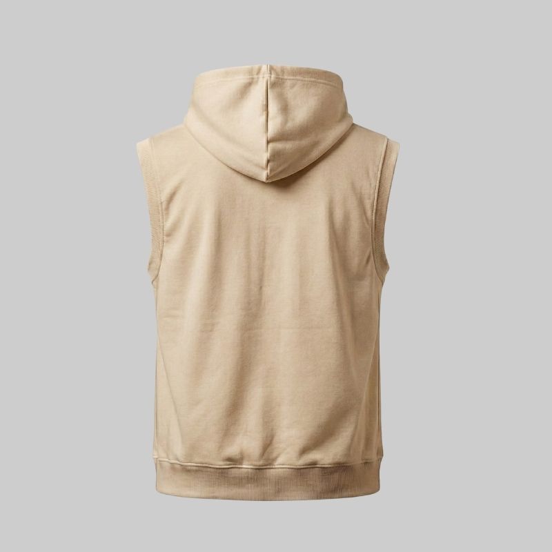 Black Sleeveless T-shirt