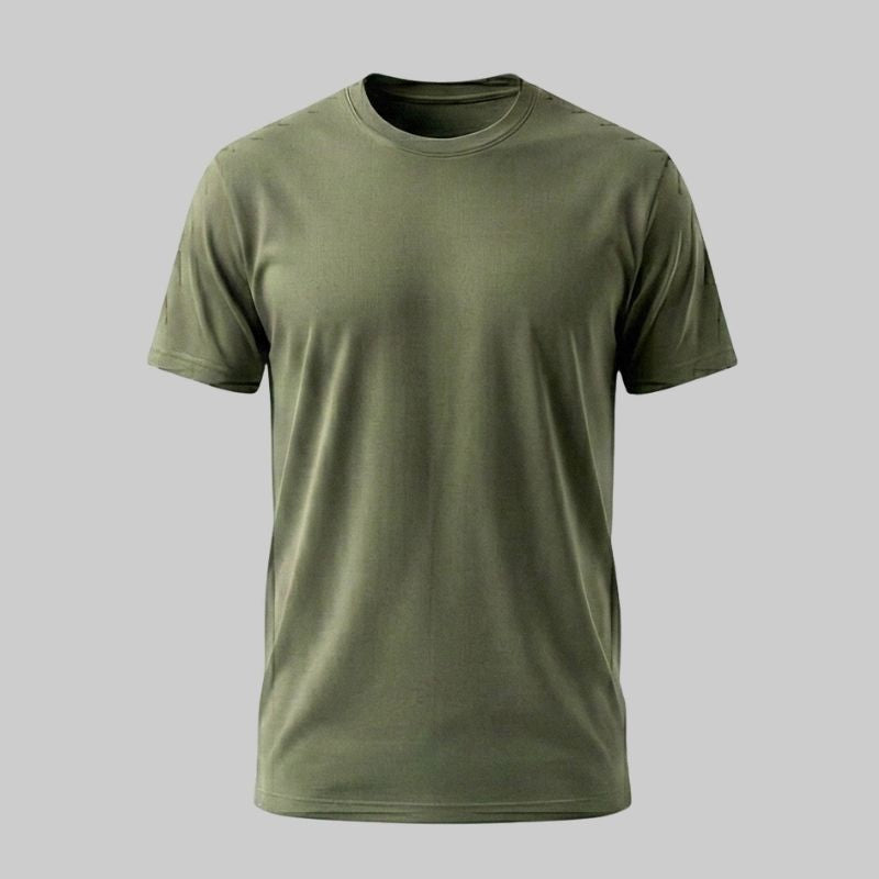 Olive Green Cotton T-shirt