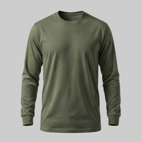 Playera manga larga Verde
