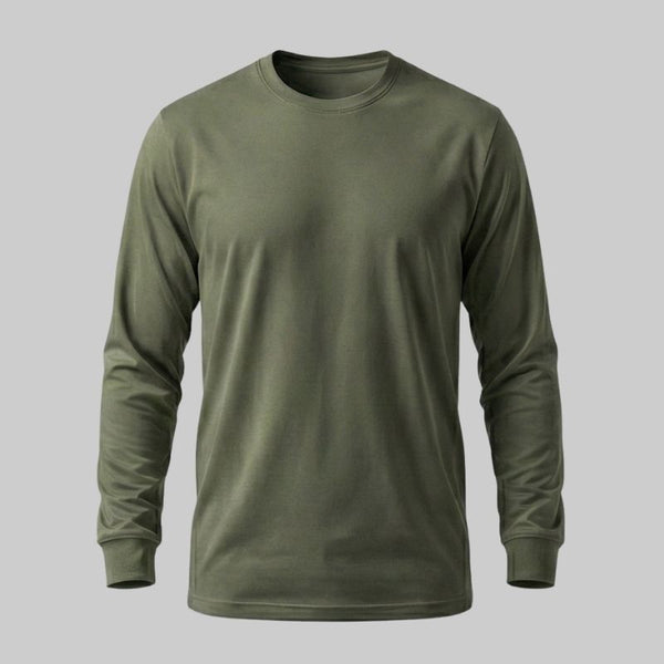 Playera manga larga Verde