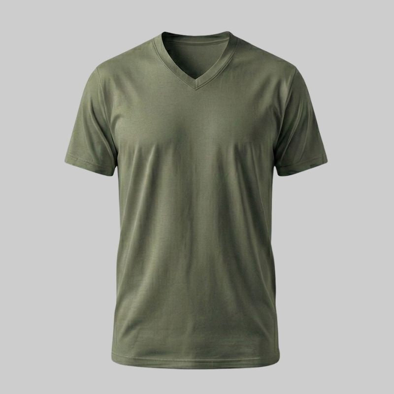 V-Neck Cotton T-Shirt