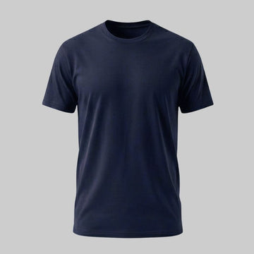 Playera Azul de Algodón