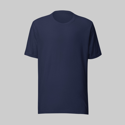 Camiseta Azul de Algodón