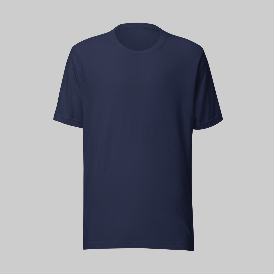 Playera Azul de Algodón