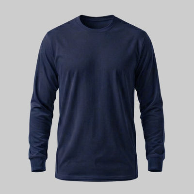 Playera manga larga Azul