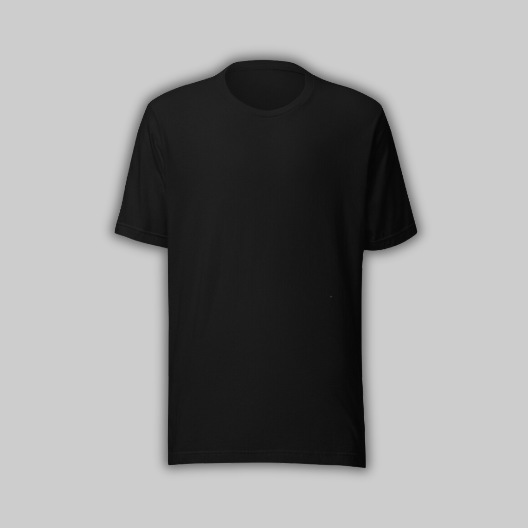 T-shirt en coton noir