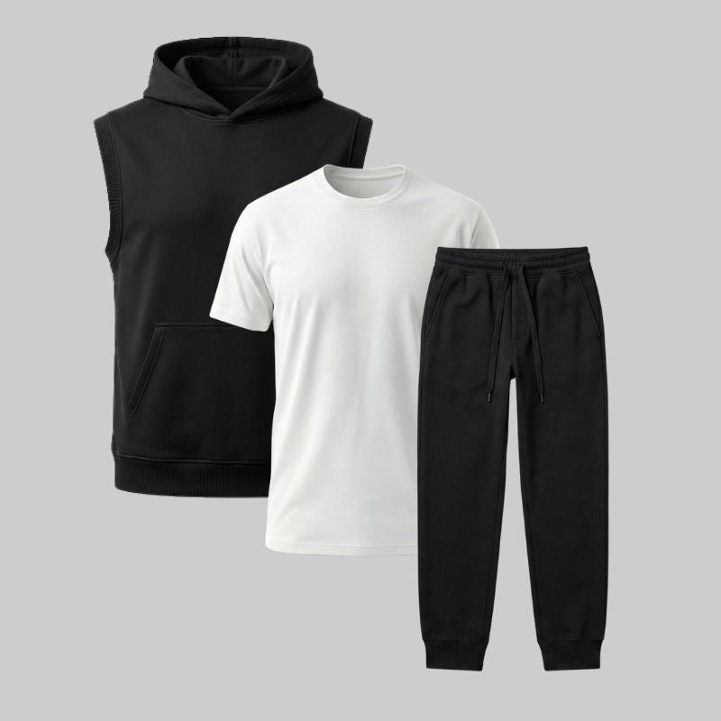 Set Sudadero sin Mangas + Jogger