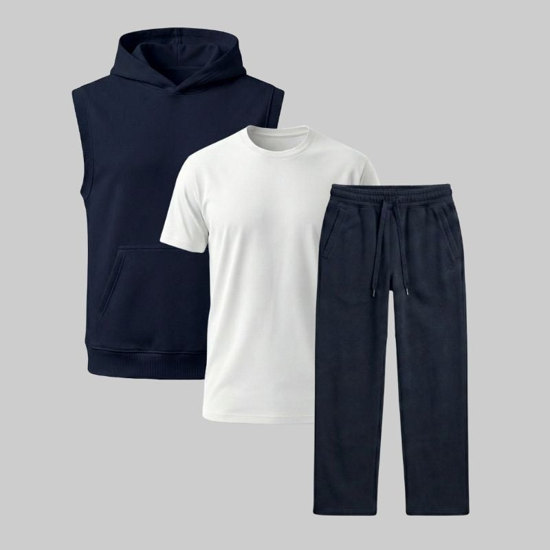 Set Sudadero sin Mangas + Pants