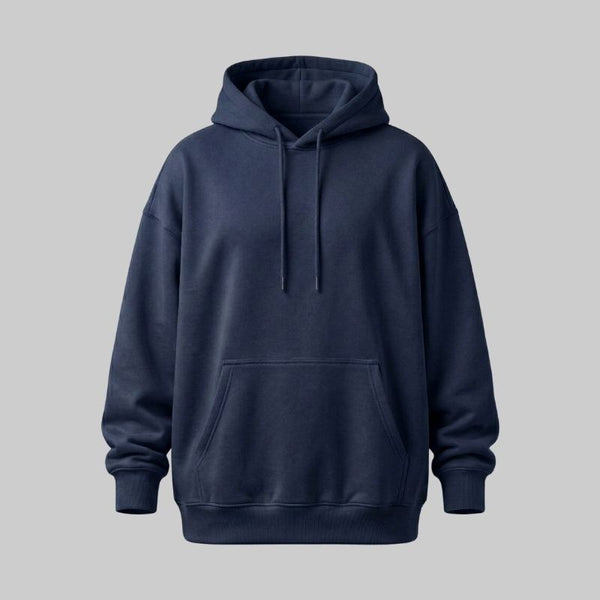 Sudadero Azul Oversize con Capucha
