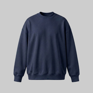 Sudadero Azul Oversize