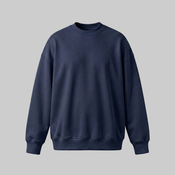 Sudadero Azul Oversize