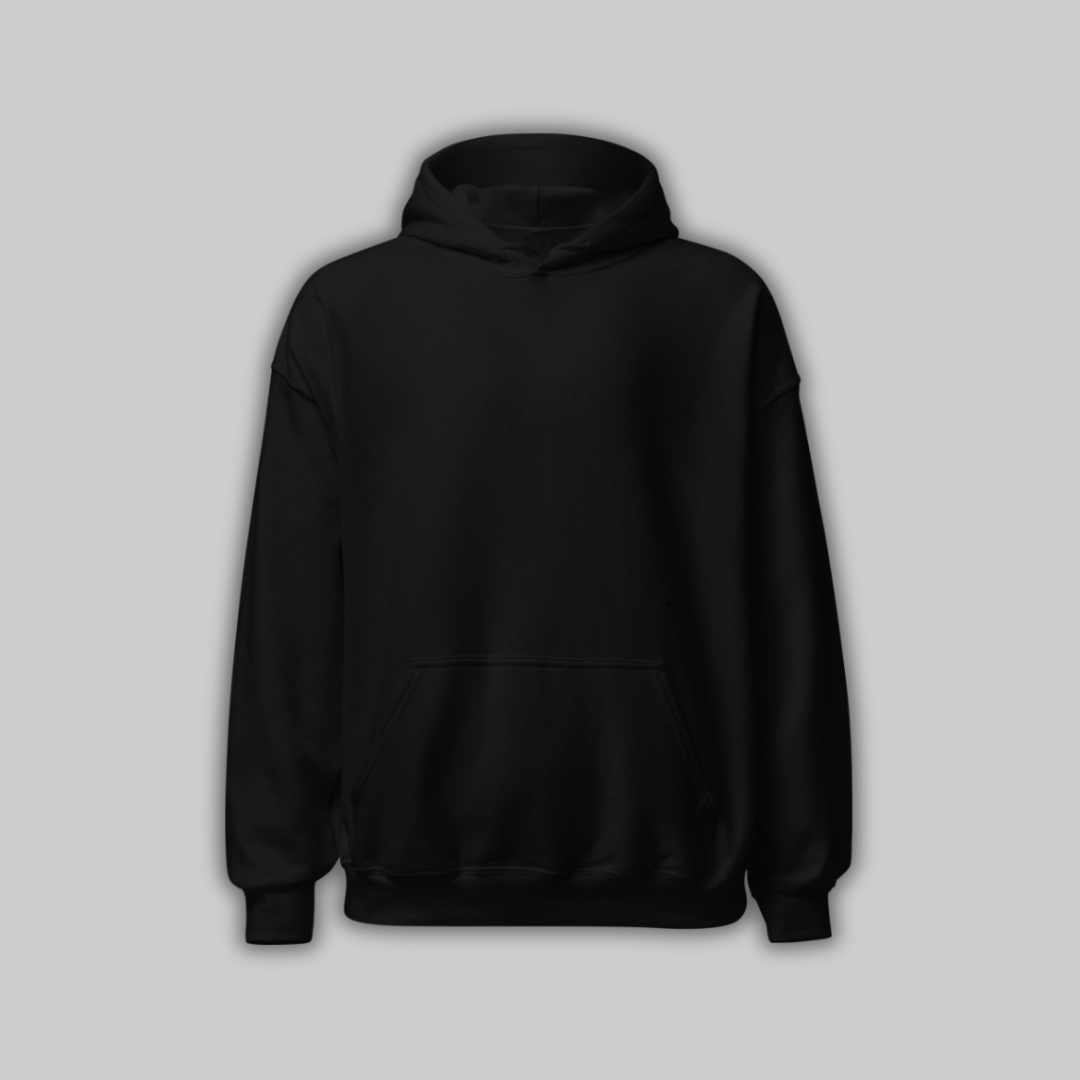 Black Hooded Sweatshirt