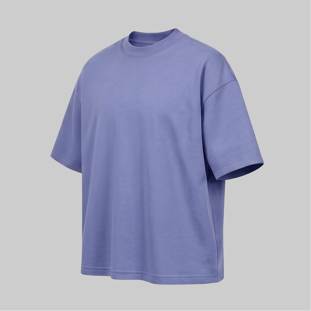 Playera Oversize Azul Lavanda 300G