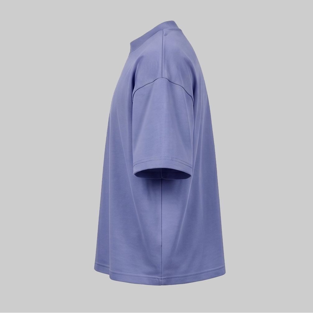 Playera Oversize Azul Lavanda 300G