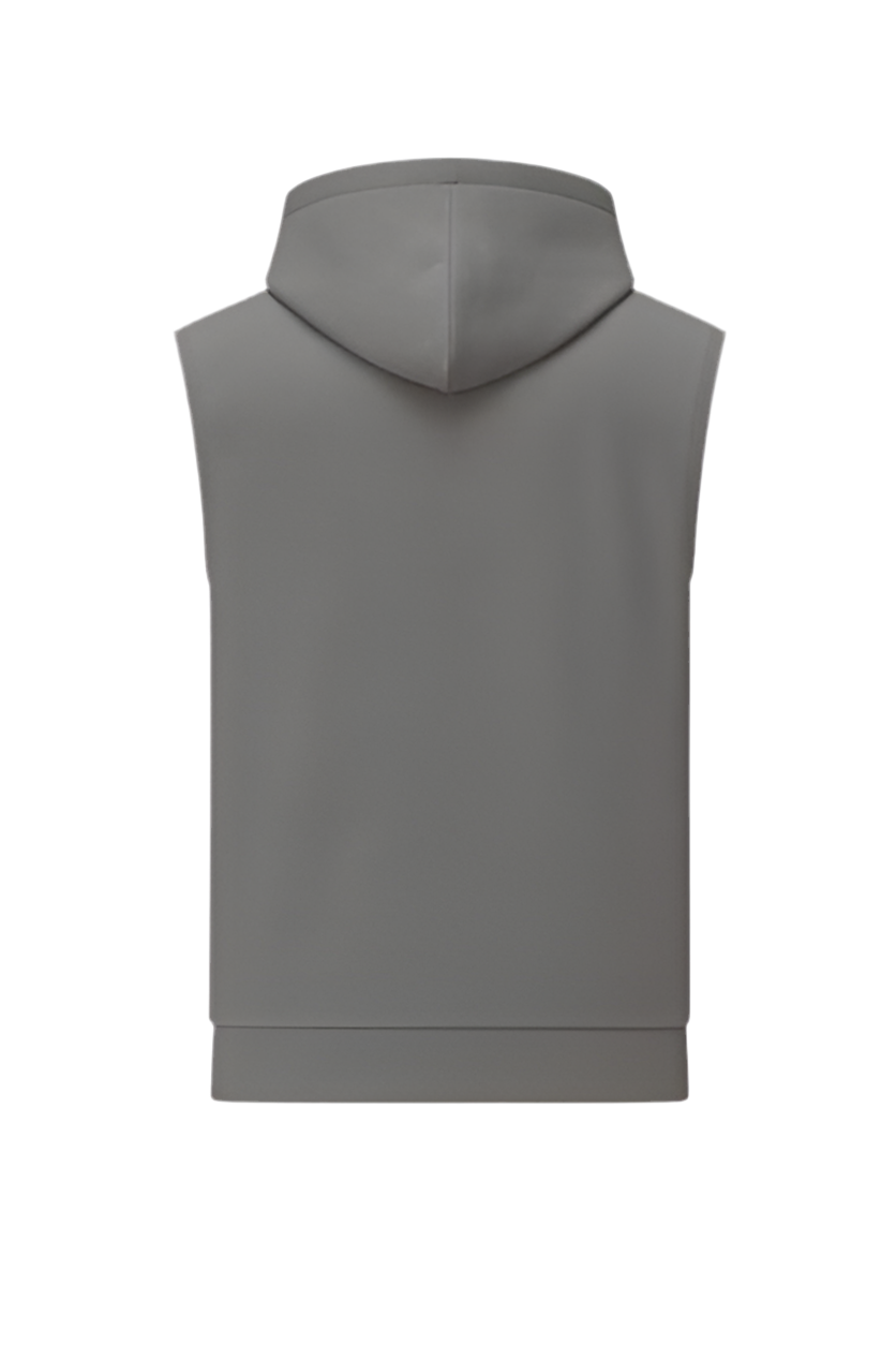 Sudadero Sin Mangas Gris
