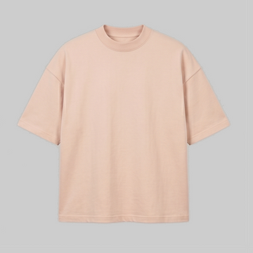 Playera Oversize Beige 300G