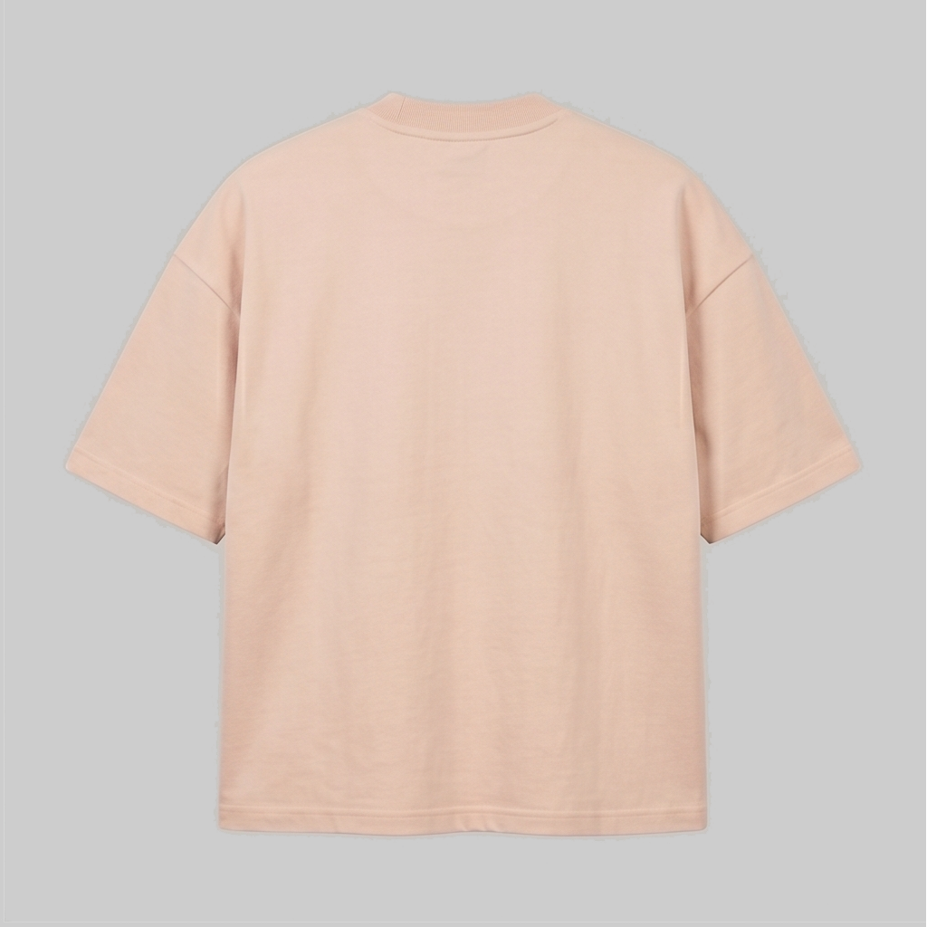 Playera Oversize Beige 300G — vista 2