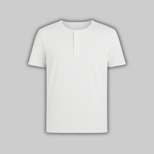 Camiseta con Botones Blanca