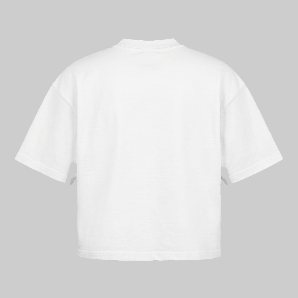 Playera Boxy Fit Blanca 260G — vista 2