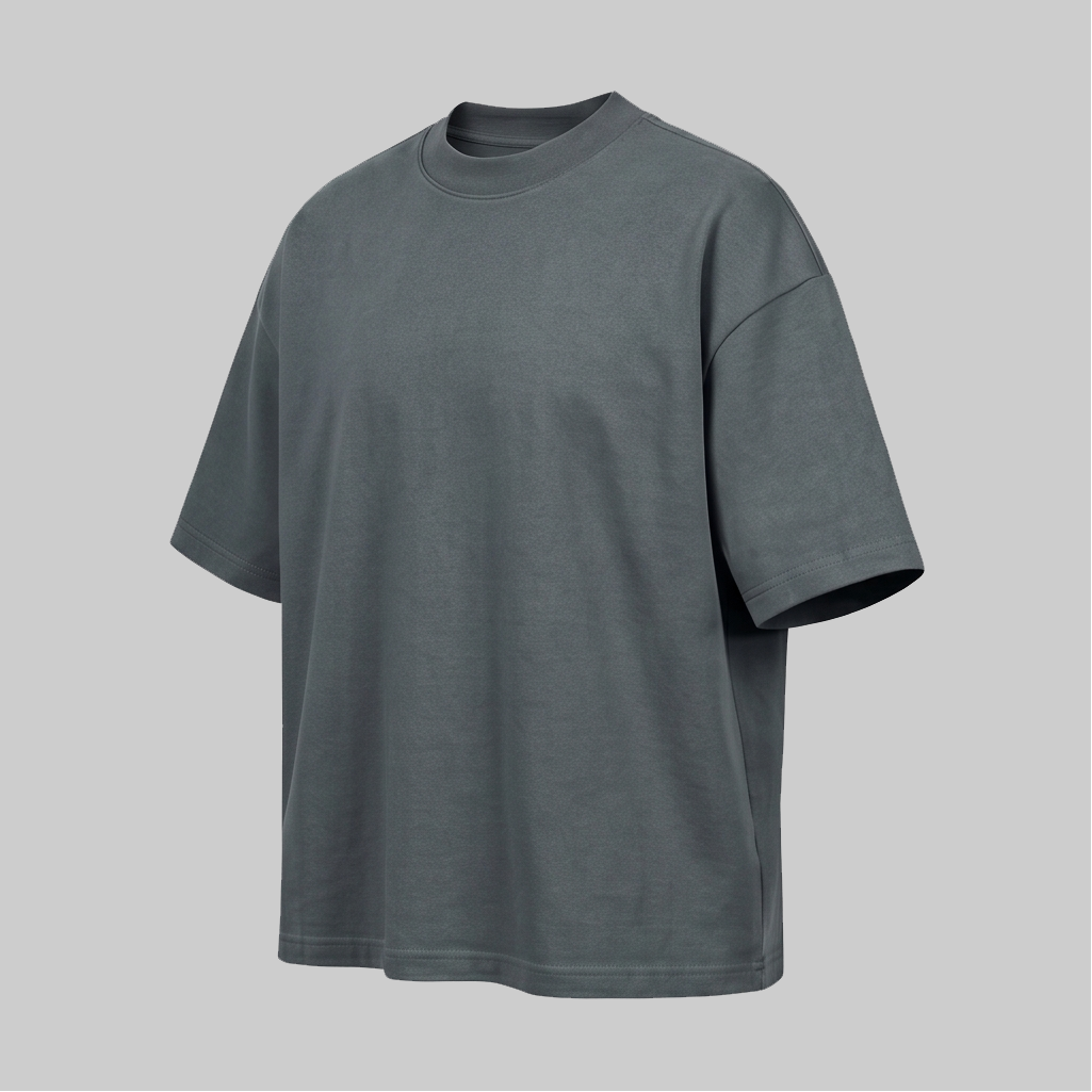 Playera Oversize Gris 300G