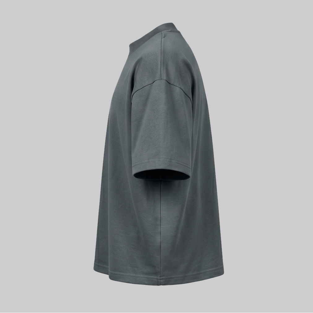 Playera Oversize Gris 300G